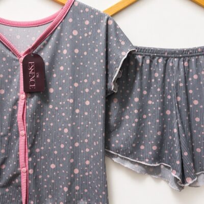 Baby doll americano | cinza